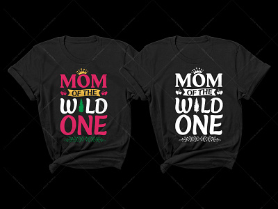 Mom Typography T-Shirt Design