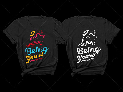 Love Being Typography T-Shirt Design