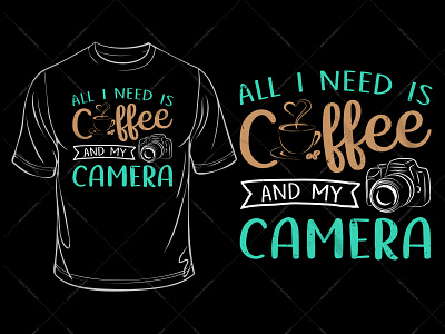 Coffee Typography T-Shirt Design