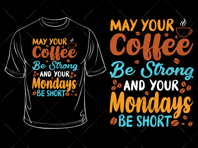 Coffee Typography T-Shirt Design