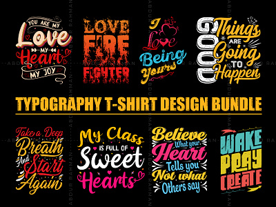 Typography T Shirt Design Bundle graphic tees long sleeve shirts t shirt t shirt design t shirt design vector