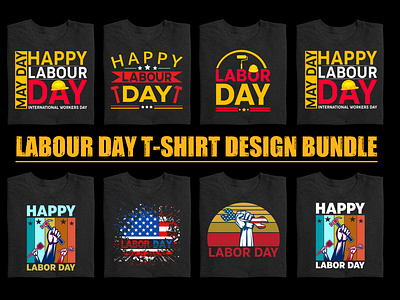 Labour Day T Shirt Design Bundle