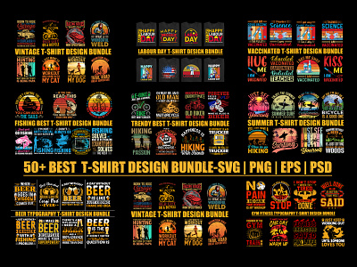 50 Best T Shirt Design Bundle