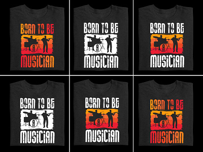 T-Shirt Design Bundle | Musician T-Shirt