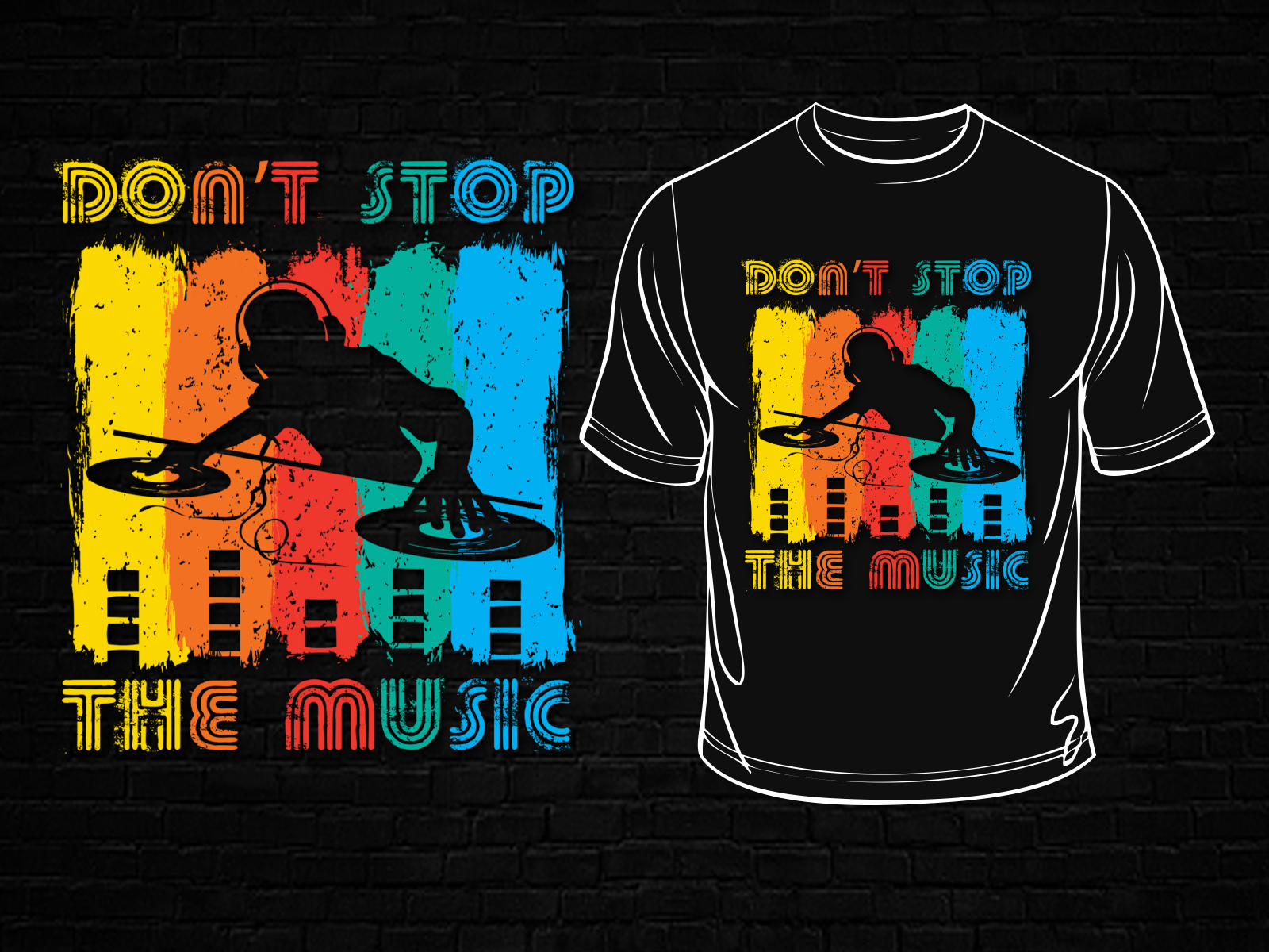 Music shop tee shirts