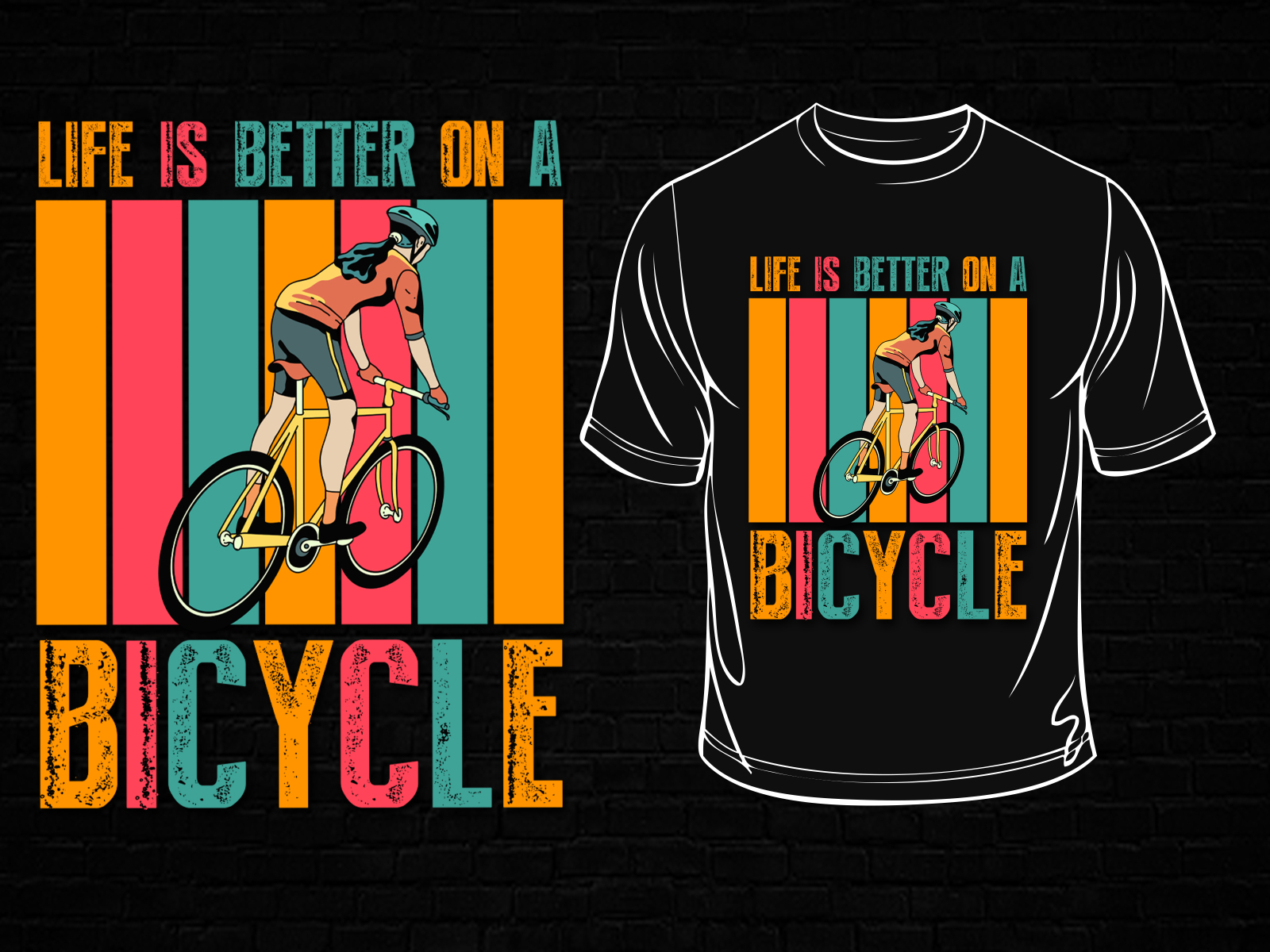 T Shirt Design Bundle Bicycle T Shirt Design By T Shirt Design Bundle   Bicycle T Shirt 4x 