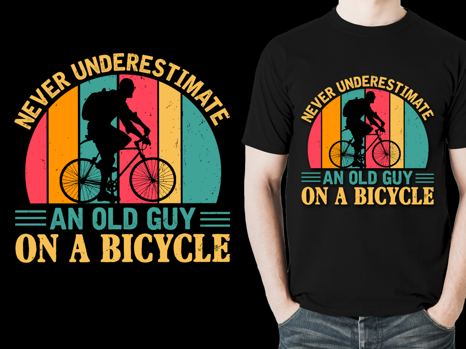 Bicycle T Shirt Design By T Shirt Design Bundle On Dribbble   Bicycle T Shirt Design1 4x 