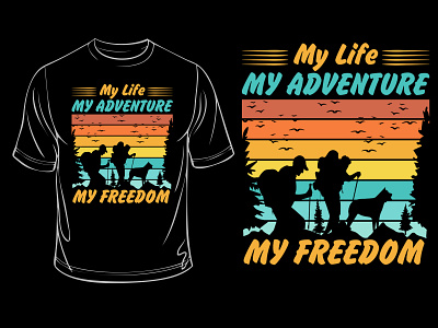 Hiking Adventure T Shirt Design graphic tees motivational t shirt design t shirt t shirt design