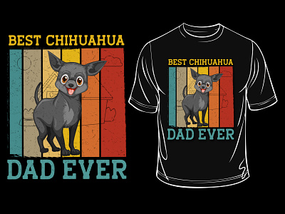 Dog Lover Dad T Shirt Design