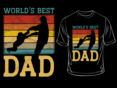 World s Best Dad T Shirt Design