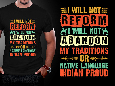 Native American T-Shirt Design