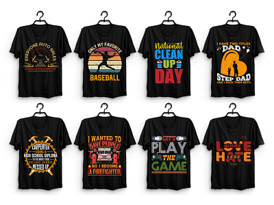 T-Shirt Design Bundle graphic tees