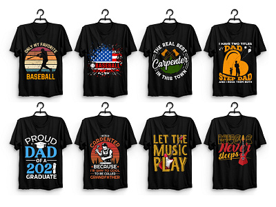 T-Shirt Design Bundle graphic tees