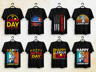 Labour Day T-Shirt Design Bundle quotes t shirt design