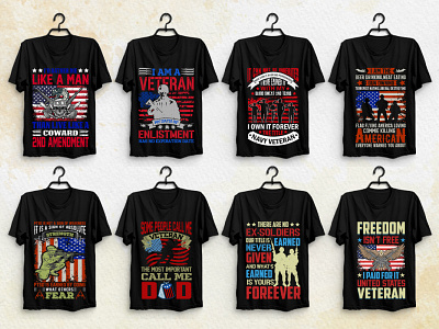 Veteran T-Shirt Design Bundle