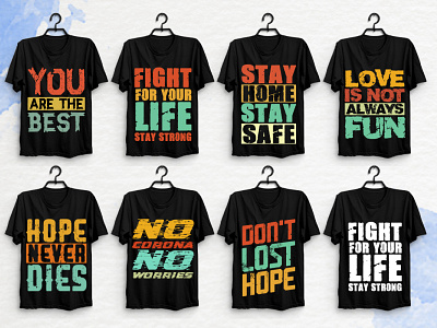 Typography T-Shirt Design Bundle best t shirt design