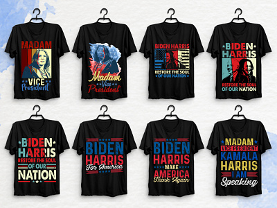 Biden Harris T-Shirt Design Bundle pod print on demand