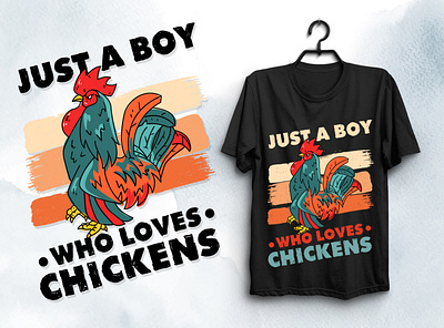 Who Loves Chickens T-Shirt Design custom t shirts design
