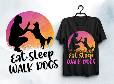Dog Lover T-Shirt Design typography t shirt