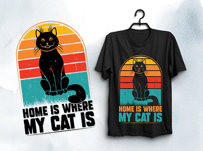 Cat Lover T-Shirt Design typography t shirt