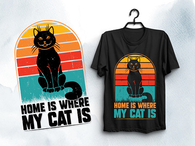 Cat Lover T-Shirt Design