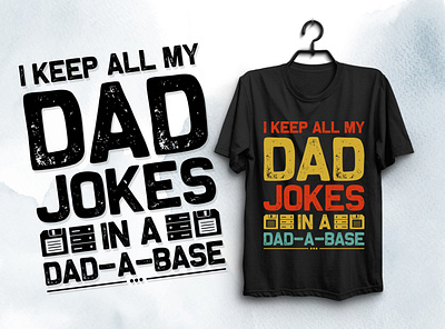Dad Jokes T-Shirt Design typography t shirt