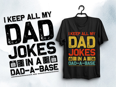 Dad Jokes T-Shirt Design typography t shirt