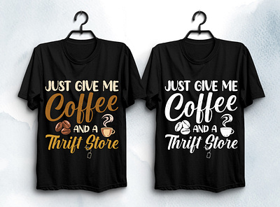 Coffee Lover T-Shirt Design typography t shirt