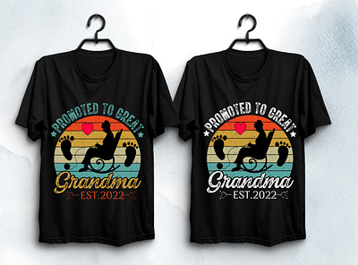 Great Grandma T-Shirt Design typography t shirt