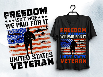 United States Veteran T-Shirt Design