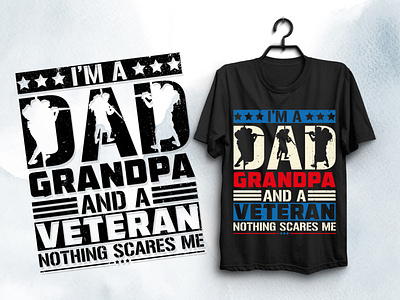 Veteran Dad T-Shirt Design