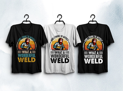 Welder T-Shirt Design typography t shirt