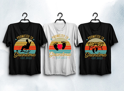 Grandma T-Shirt Design typography t shirt