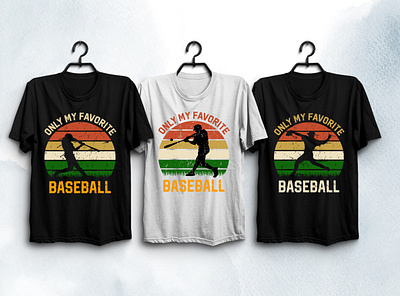 Baseball T-Shirt Design typography t shirt