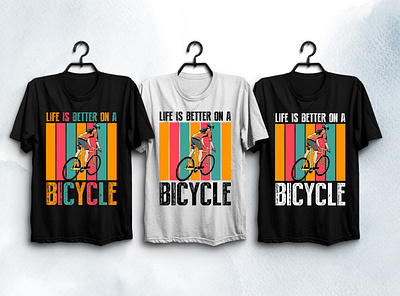 Bicycle Lover T-Shirt Design Bundle typography t shirt