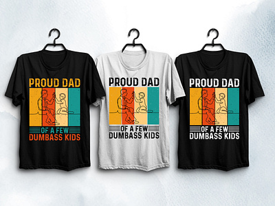 Proud Dad T-Shirt Design