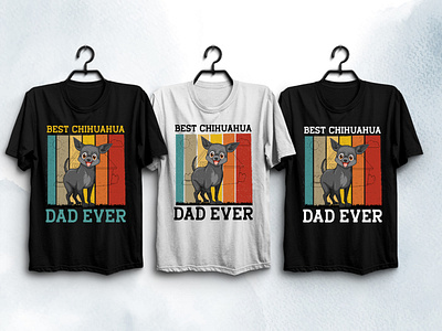 Dog Lover Dad T-Shirt Design