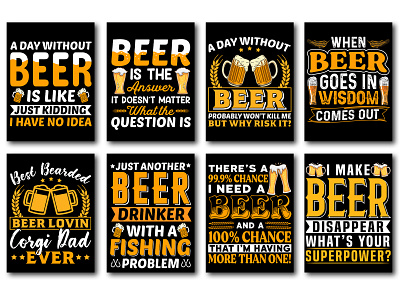 Beer Lover T-Shirt Design Bundle t shirt bundle