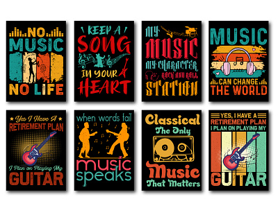 Music Lover T-Shirt Design