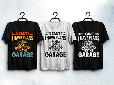 Plans in The Garage T-Shirt Design