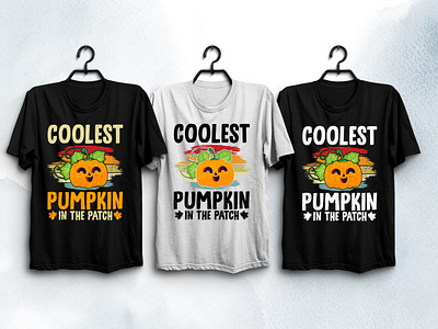 Coolest Pumpkin T-Shirt Design