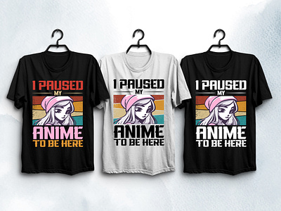 Anime Lover T-Shirt Design