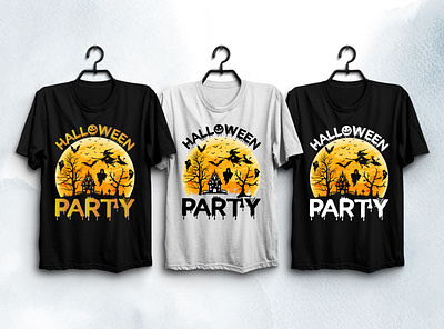 Halloween Party T-Shirt Design typography t shirt