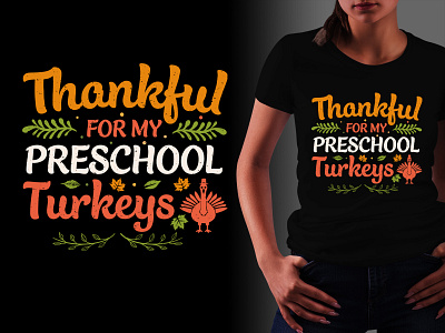 Thanksgiving Day T-shirt Design