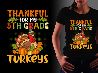 Thanksgiving Day T-shirt Design