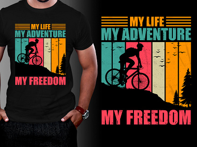 Bicycle Biking T-shirt Design t shirt bundle