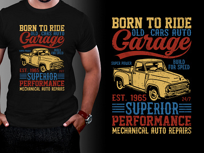 Auto Garagge T-shirt Design t shirt bundle