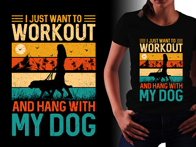 Dog Lover T-Shirt Design typography t shirt