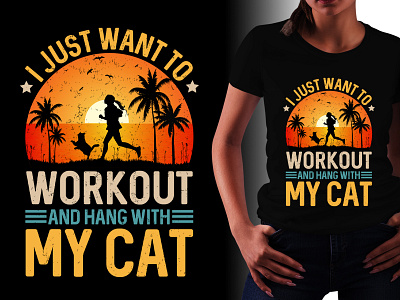 Cat Lover T-Shirt Design typography t shirt