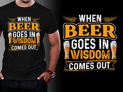 Beer Lover T-Shirt Design typography t shirt